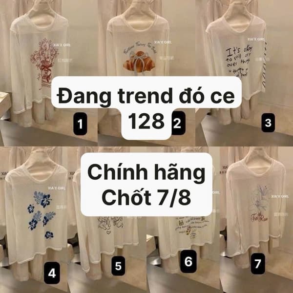 07/08 Áo phông giấy dài tay #N06830 - M3