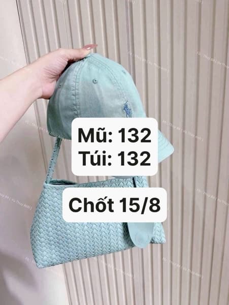 15/08 Túi xách kẹp nách ht đan #888 - Nâu