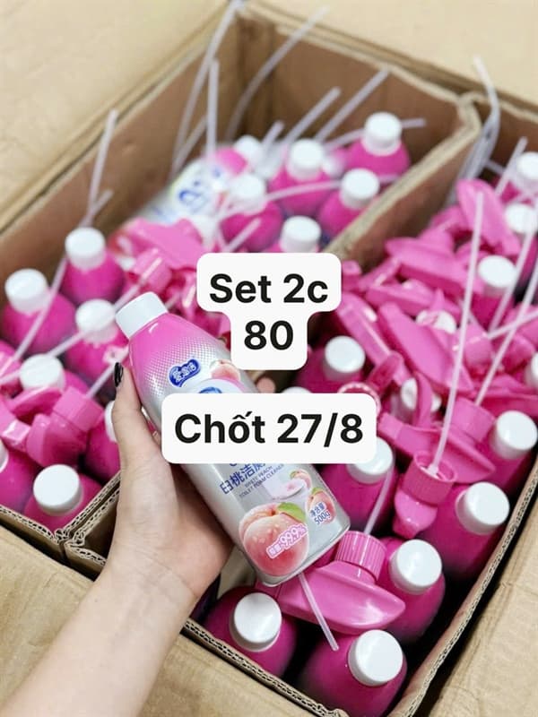 27/08 Set 2 chai tẩy WC dạng bọt #L27802