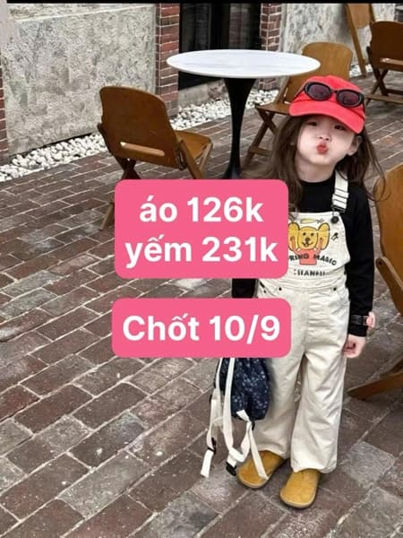 10/09 Set yến be dễ thương cho bé #N100927 - Yếm - 110