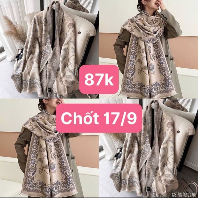 17/09 Khăn choàng thu đông #N17910