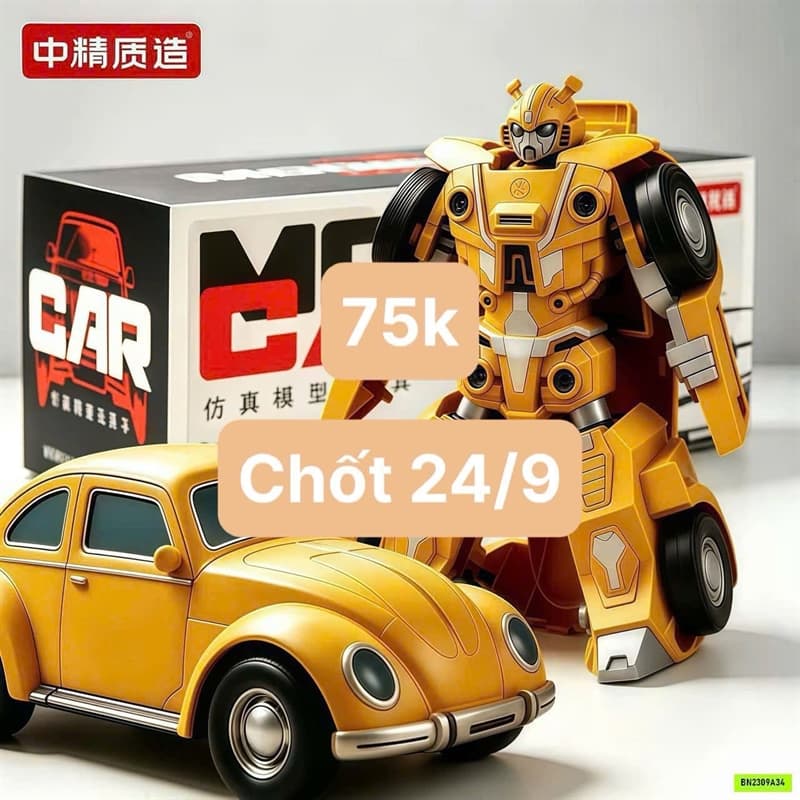 24/09 Đồ chơi xe biến hình robot #N24941