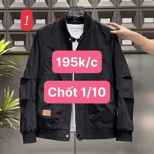 01/10 Áo khoác cho nam #N011009 - M4 than - 2XL